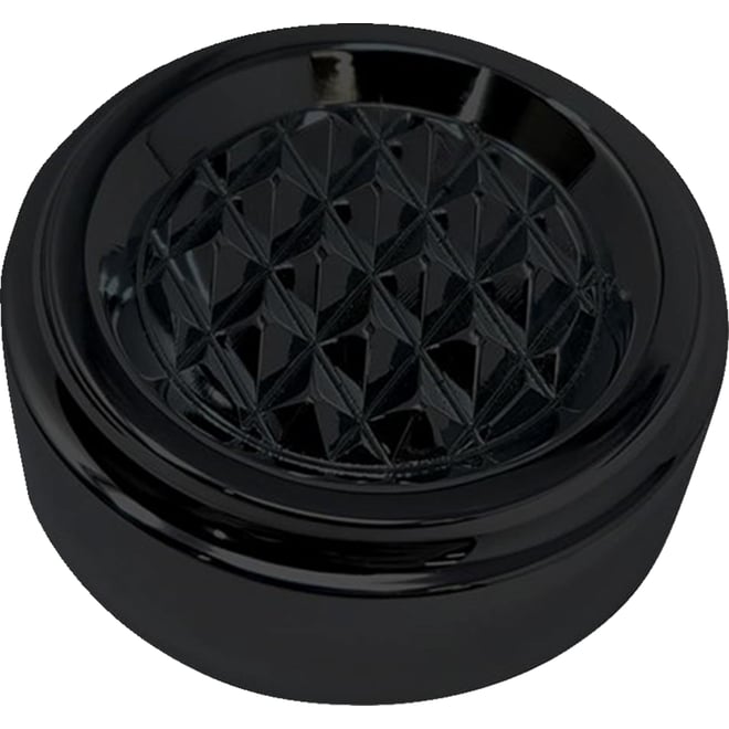 Covingtons Dipstick Cover - Diamondback - Black - Touring/Trike