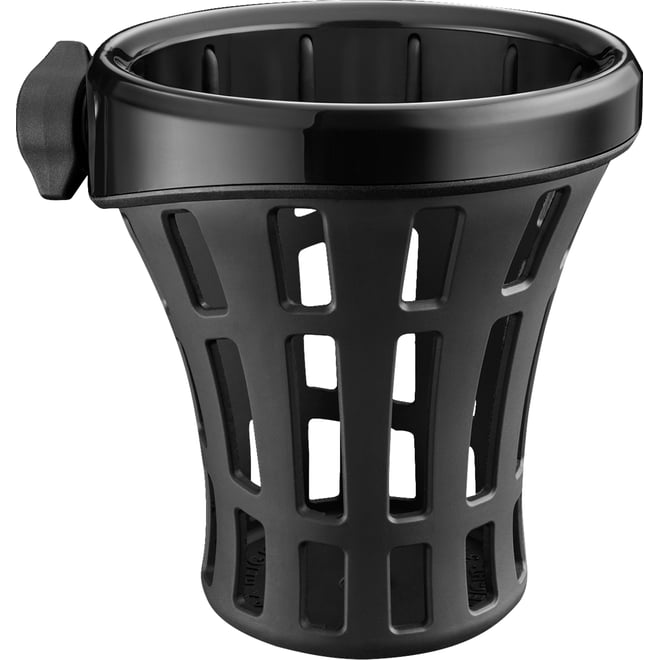 Ciro Drink Holder - Gen 2 - Big Ass® - Black - Black 1-1/8"/1-1/4" Handlebar Mount Ciro Drink Holder - Gen 2 - Big Ass® - Black - Black 1-1/8"/1-1/4" Handlebar Mount