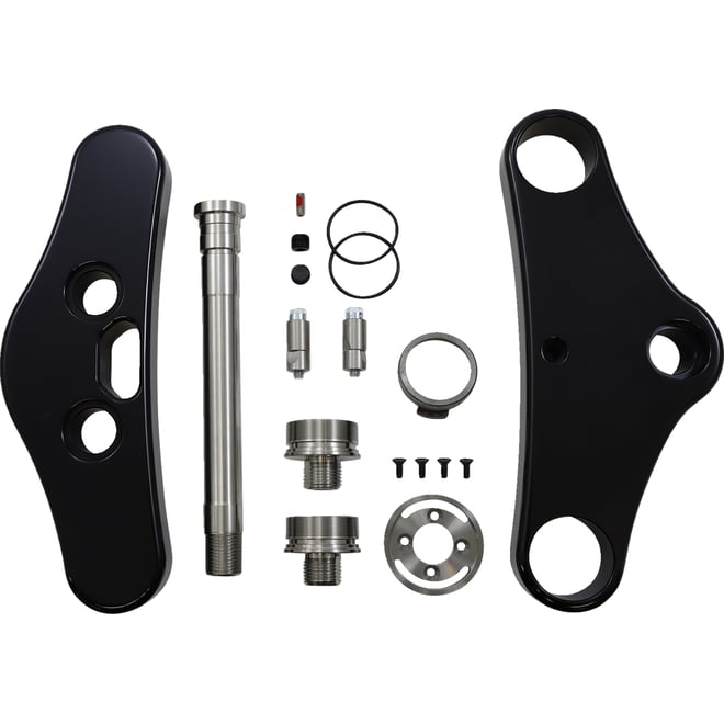 Hawg halters Triple Tree Kit - Black - 49 mm