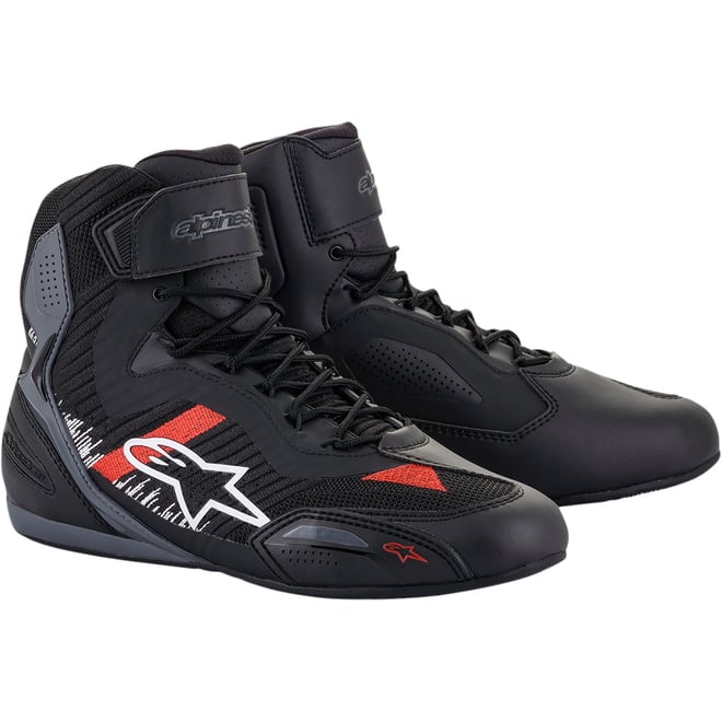 Alpinestars Faster 3 Rideknit® Shoes Black/Gray/Red 