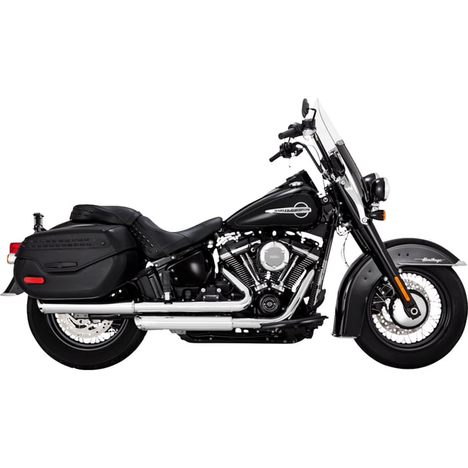 Vance & hines 3" Twin Slash Slip-On Muffler - Chrome Vance & hines 3" Twin Slash Slip-On Muffler - Chrome