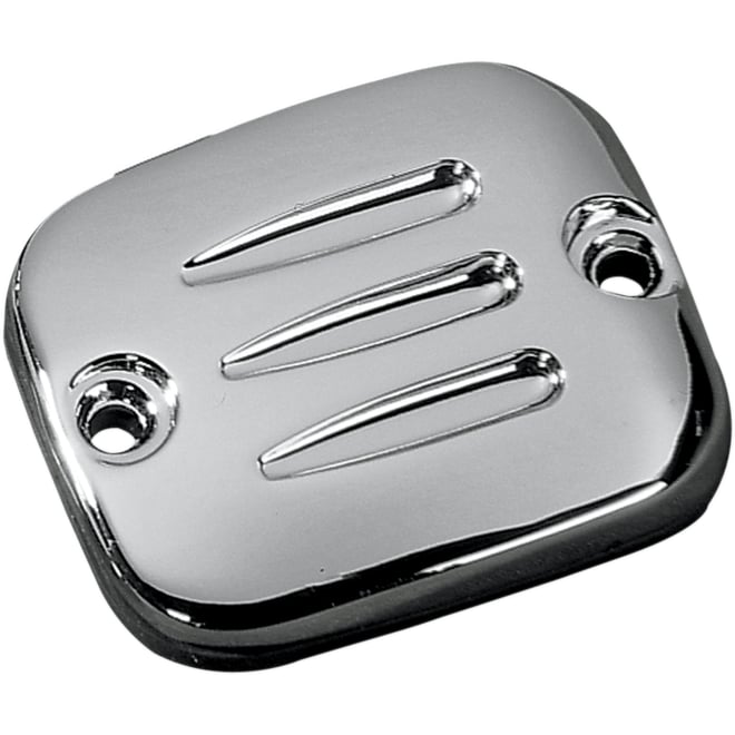 Drag specialties Master Cylinder Cover - Front - Grooved