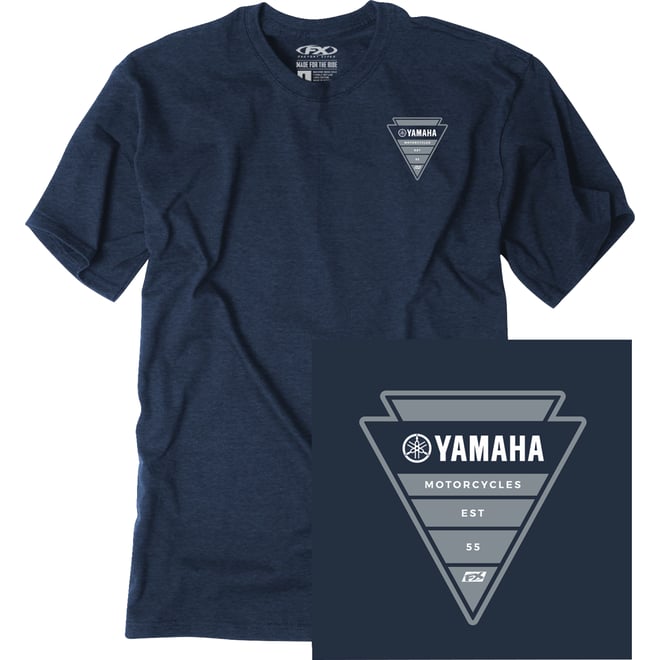 Factory Effex Yamaha Arrow T Shirt Navy 