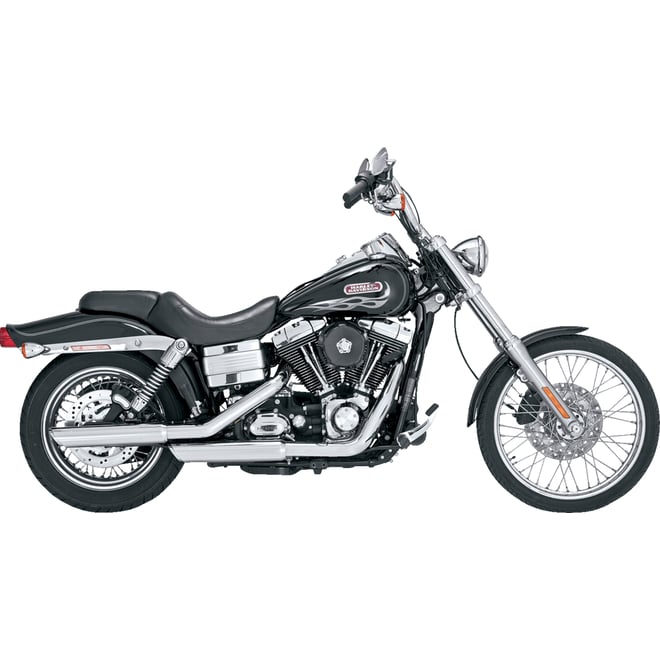 Vance & hines 3" Twin Slash Slip-On Muffler - Chrome Vance & hines 3" Twin Slash Slip-On Muffler - Chrome