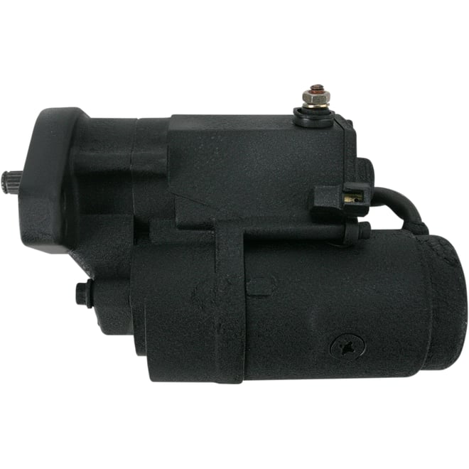 Terry components Starter Motor - Harley Davidson - Black Wrinkle