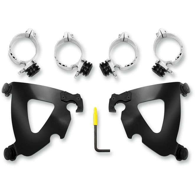 Memphis shades Road Warrior Mounting Kit - Black - FXD