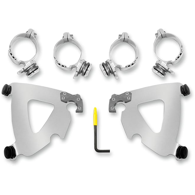 Memphis shades Road Warrior Mounting Kit - Polished - FXD