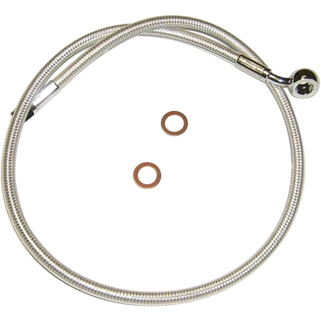 Magnum shielding Brake Line - 10mm-35° - 23" - Sterling Chromite II