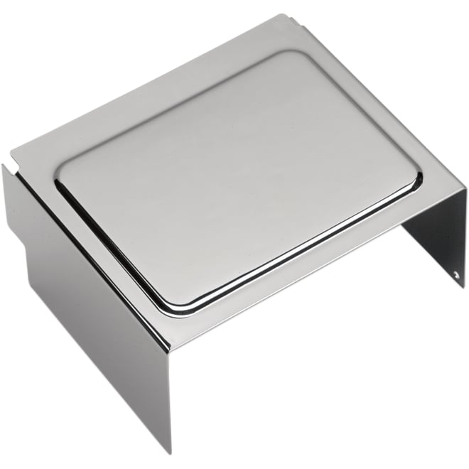 Drag specialties Battery Cover - Raised - Chrome