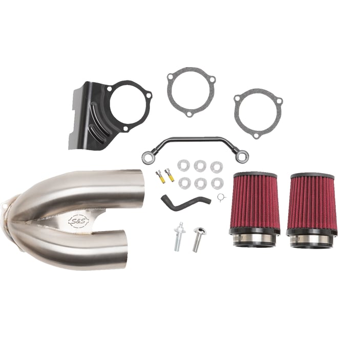 S&s cycle Tuned Induction Air Cleaner Kit - Stainless Steel