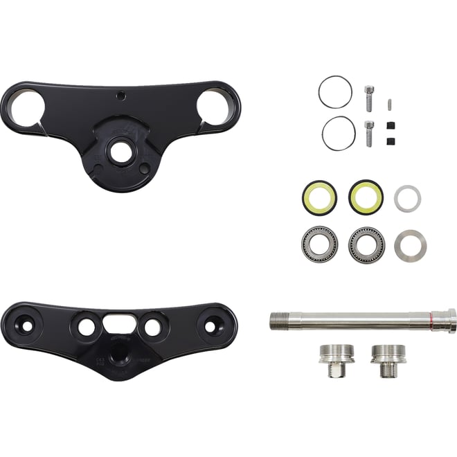 Hawg halters Triple Tree Kit - Black - 49 mm