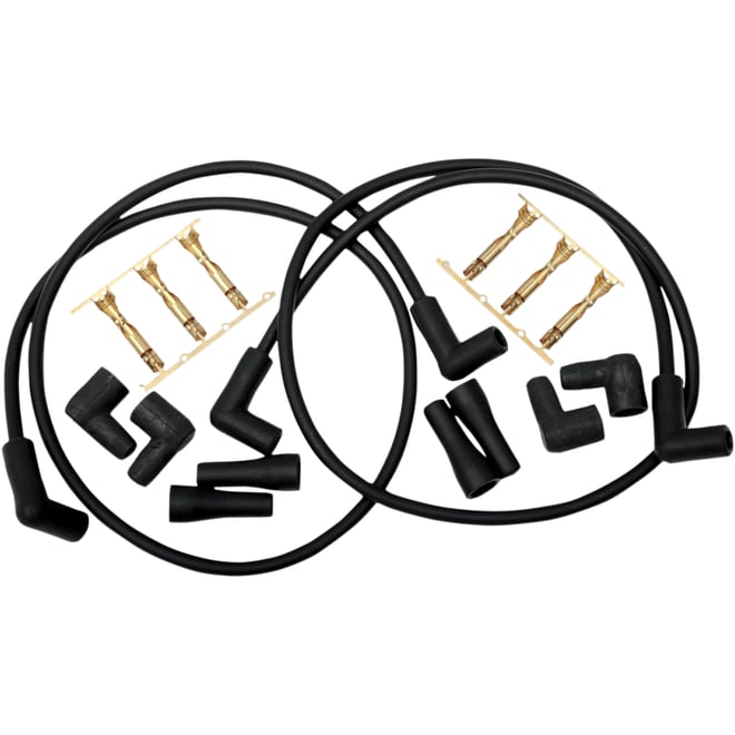 Compu-fire 8mm Spark Plug Wire Set - 41" Black