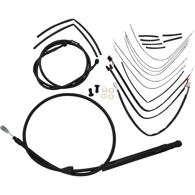 Burly brand Control Kit - 14" Ape Hanger Handlebars