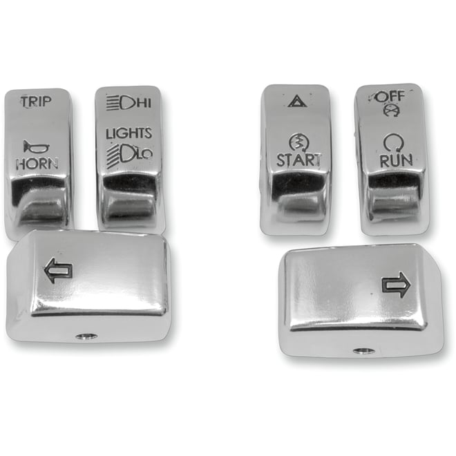 Drag specialties Switch Caps - Chrome