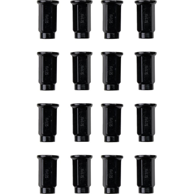 Itp Lug Nut - Black - 12 mm