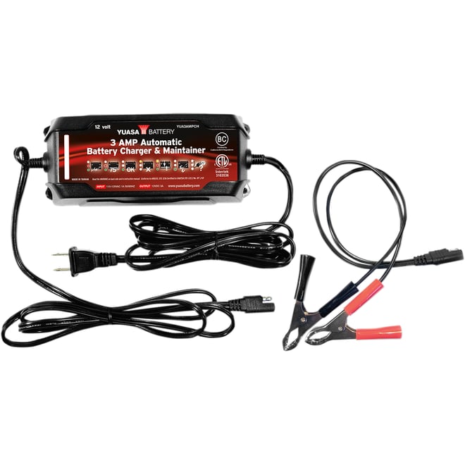 Yuasa Battery Charger - 3 A - 12V Yuasa Battery Charger - 3 A - 12V
