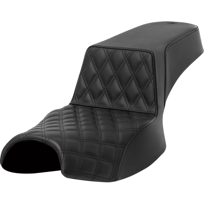 Saddlemen Step-Up Seat - Front Lattice Stitch - Extended Reach - Challenger '20-'24 Saddlemen Step-Up Seat - Front Lattice Stitch - Extended Reach - Challenger '20-'24