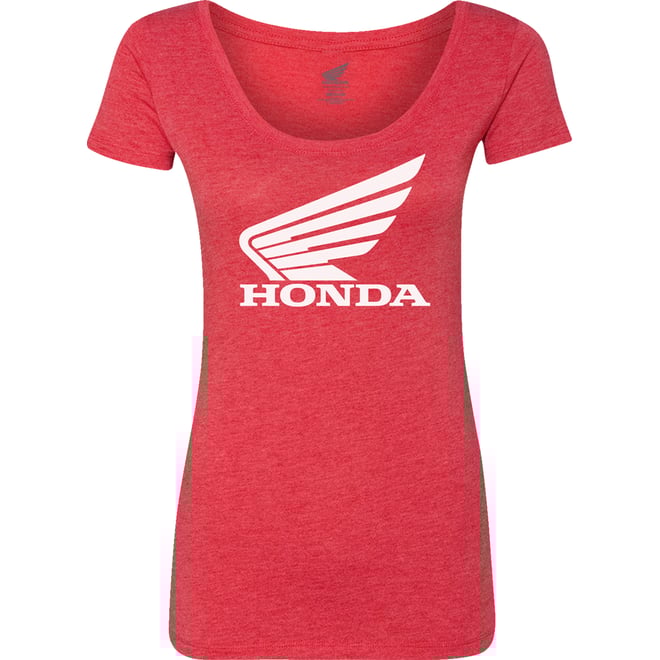 Honda Apparel Women's Honda Wing T Shirt Red 
