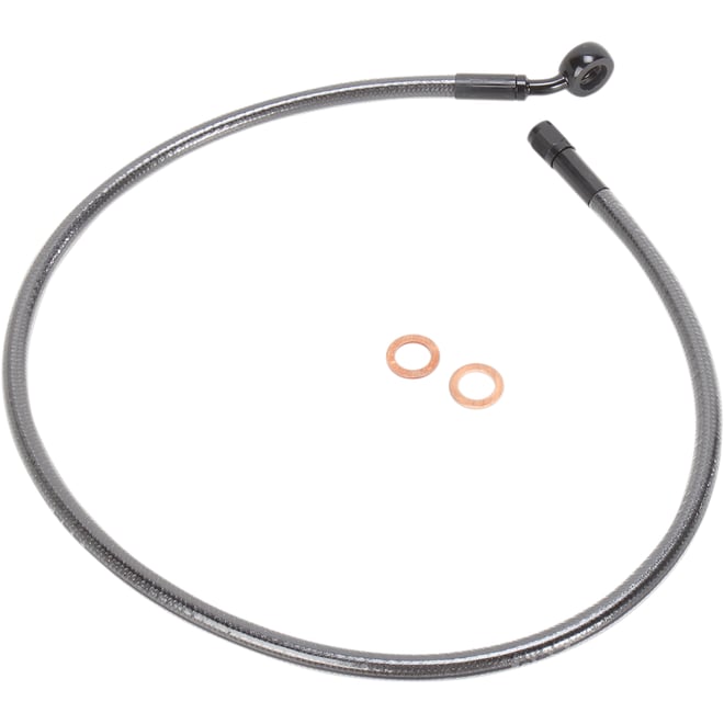 Magnum shielding Brake Line - 7/16-35° - 28" - Black Pearl