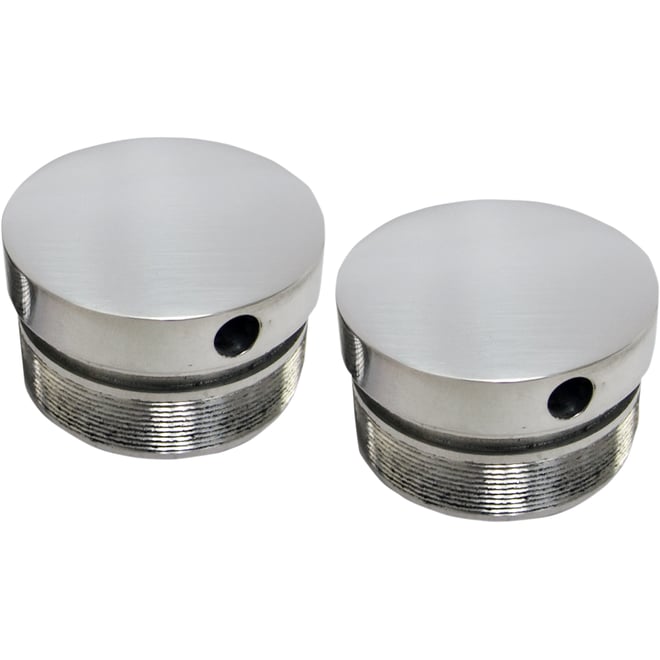 La choppers Flush-Mount Fork Cap - Polished - 49 mm