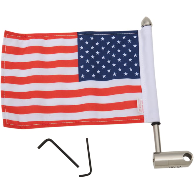 Pro pad Luggage Rack Flag Mount - 1/2" Round - With 6" X 9" Flag