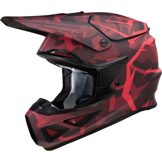 Moose Racing F.I. Helmet Agroid Camo MIPS® Red/Black 