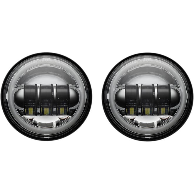 Custom dynamics 4.5" Passing Lamp - with Halo - Chrome Custom dynamics 4.5" Passing Lamp - with Halo - Chrome