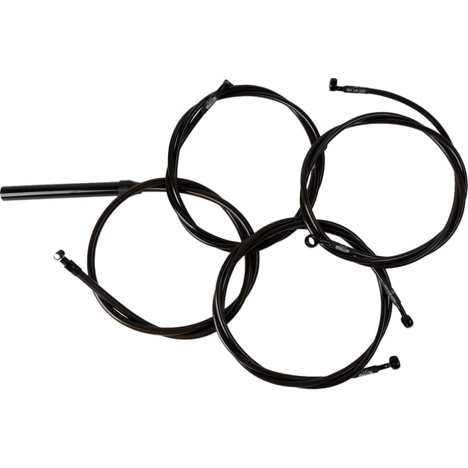 La choppers Handlebar Cable/Brake Line Kit - Complete - Stock Handlebars - Midnight La choppers Handlebar Cable/Brake Line Kit - Complete - Stock Handlebars - Midnight