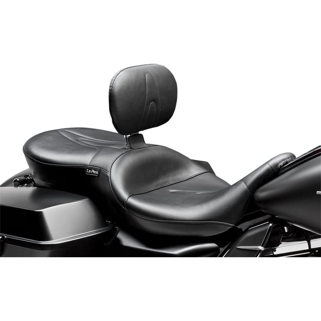 Le pera RT66 Seat - With Backrest - Stitched - Black - FL '08-'23