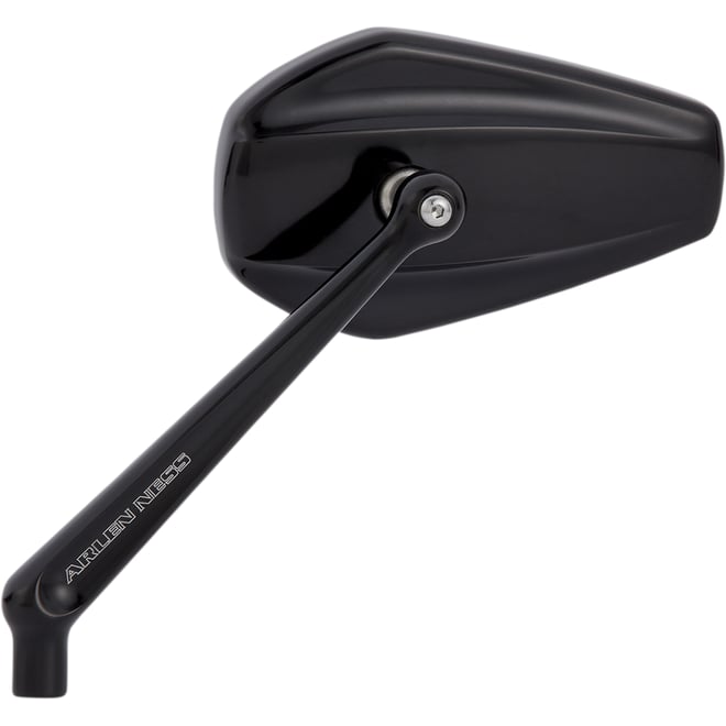 Arlen ness Mirror - Mini/Stocker - Side View - Hexagon - Black - Right