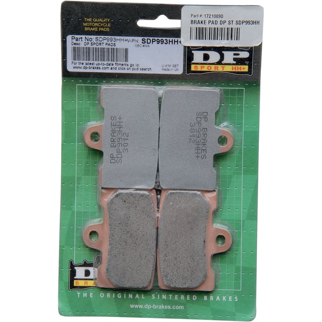 Dp brakes Sintered Metal Brake Pads - Buell - SDP993HH Dp brakes Sintered Metal Brake Pads - Buell - SDP993HH