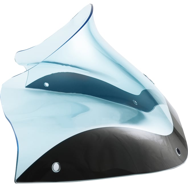 Klock werks Kolor Flare™ Windshield - 8" - Blue Ice - FLTR