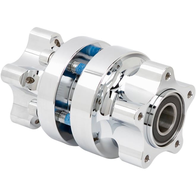 Arlen ness Hub - Cartridge - Front/Dual Disc - Chrome - '00-'07 FLT