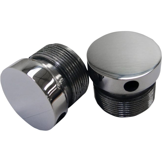 La choppers Flush-Mount Fork Cap - Polished - 39 mm