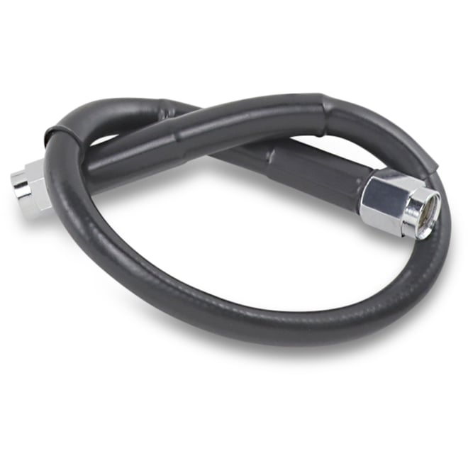 Drag specialties Universal Brake Line - Black - 12"