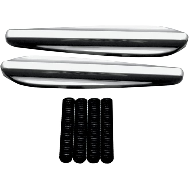 Covingtons Turn Signal Eliminators - Finned - Chrome