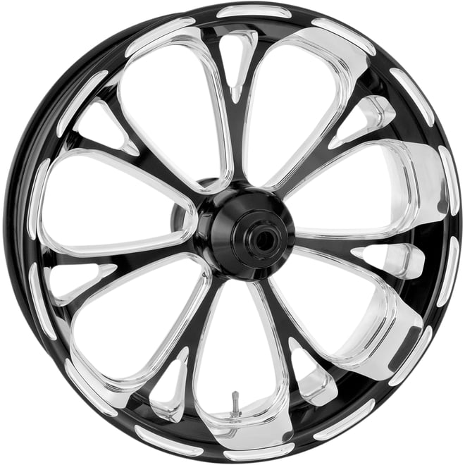 Performance machine (pm) Wheel - Virtue - Front - Dual Disc/with ABS - Platinum Cut™ - 21x3.5 - '08+ FLD