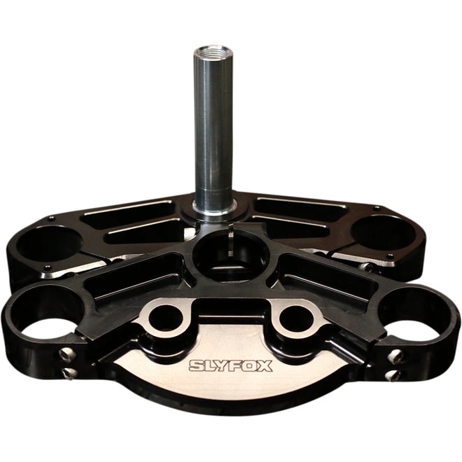 Slyfox 49 mm Triple Clamps - Black Anodized
