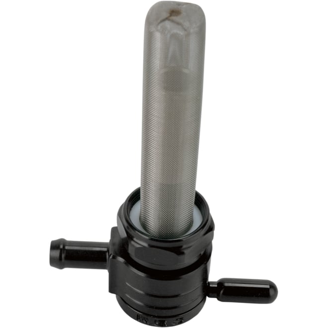 Golan products "Click-Slick" Fuel Petcock - Straight - Black - 22mm