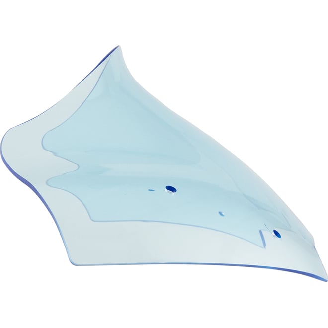 Klock werks Kolor Flare™ Windshield - 10" - Blue Ice - FLTR