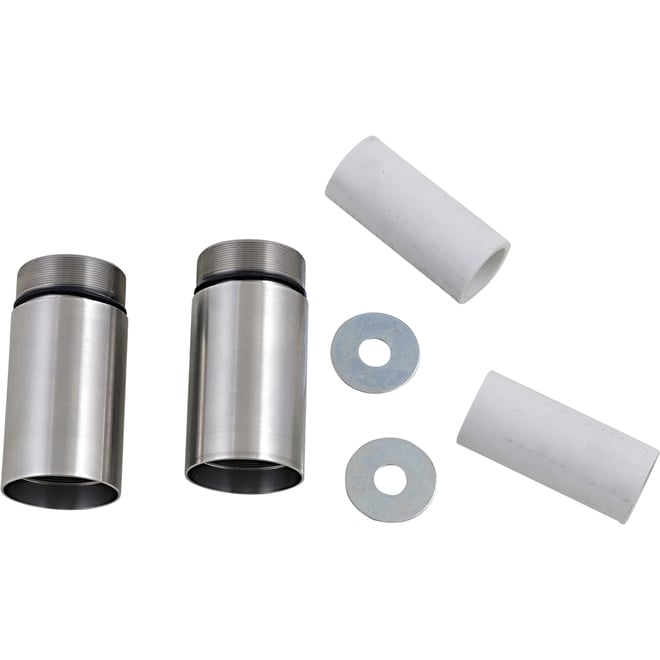 Cycle visions Chrome Fork Tube Extensions - 49 mm Diameter - Extends +3"