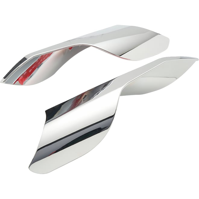 Ciro Heat Deflectors - Chrome - Indian