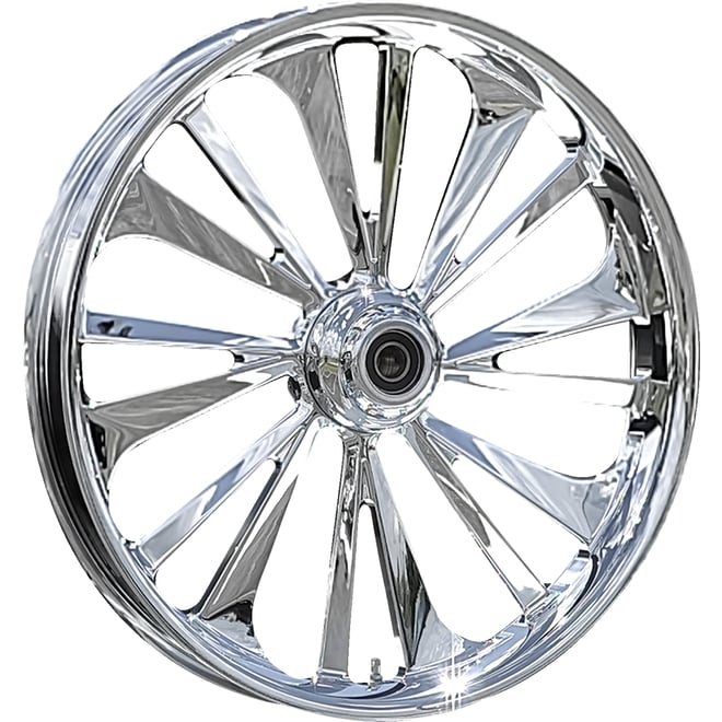 Rc components Wheel - Dillinger - Front - Dual Disc/without ABS - Chrome - 21x3.5 - FLH