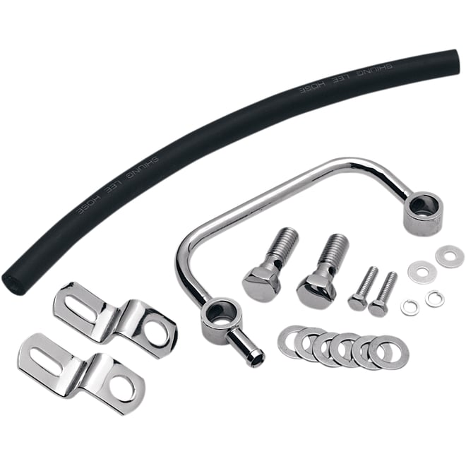 Drag specialties Crankcase Breather Kit - Sportster Drag specialties Crankcase Breather Kit - Sportster