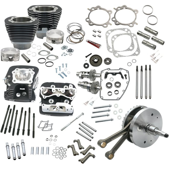 S&s cycle 124" Hot Set Up® Engine Performance Kit - Black