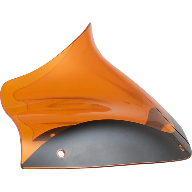 Klock werks Kolor Flare™ Windshield - 8" - Orange - FLTR