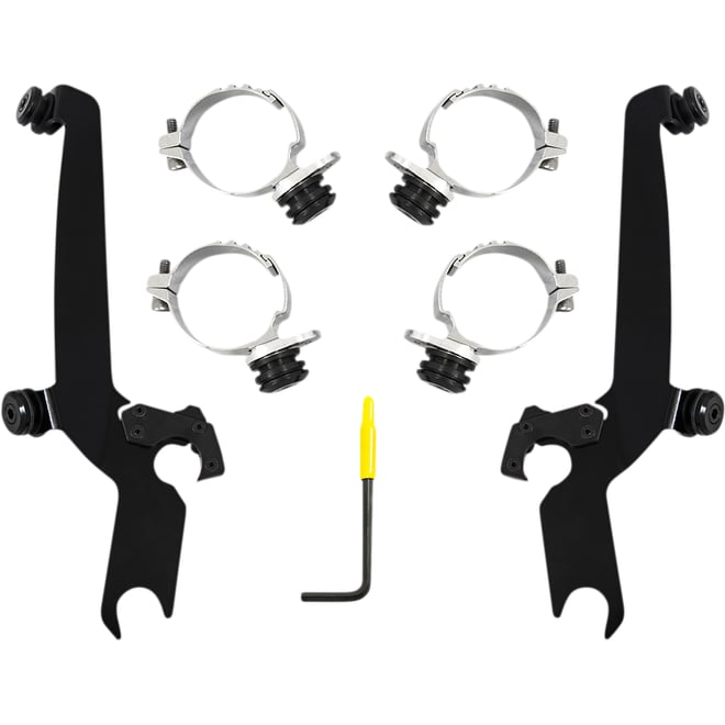 Memphis shades Sportshield Trigger Lock Complete Mount Kit - Black - XL