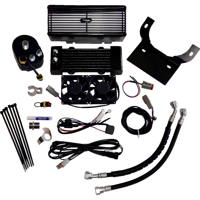 Ultracool Oil Cooler Kit - Flat Black