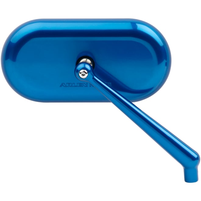 Arlen ness Mirror - Side View - Oval - Blue - Right