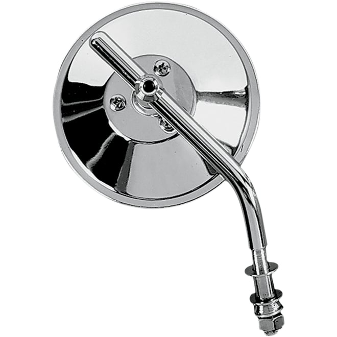 Drag specialties 4" Round Mirror - Adjustable Stem